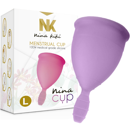 NINA KIKÍ - MENSTRUAL CUP LILAC - SIZE L