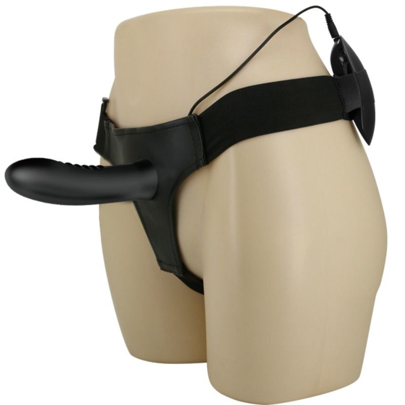PRETTY LOVE - MYRON STRAP-ON WITH VIBRATION AND HOLLOW DILDO