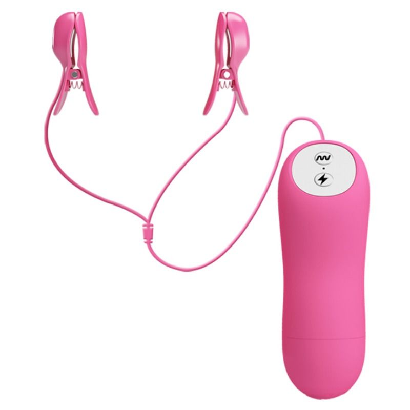 BAILE - ROMANTIC WAVE PIECES WITH VIBRATION AND FUCHSIA ELECTROSHOCK