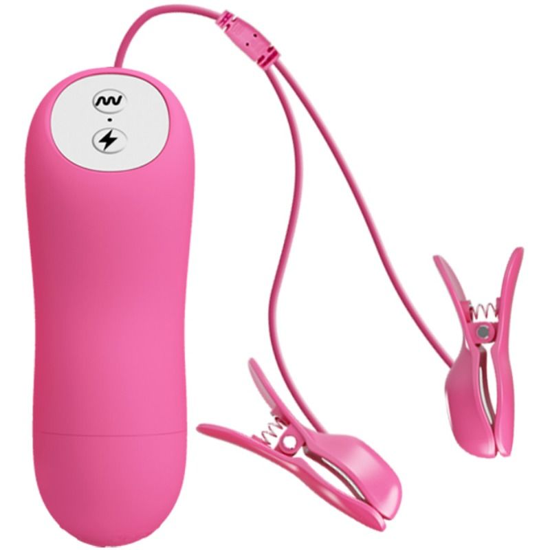 BAILE - ROMANTIC WAVE PIECES WITH VIBRATION AND FUCHSIA ELECTROSHOCK