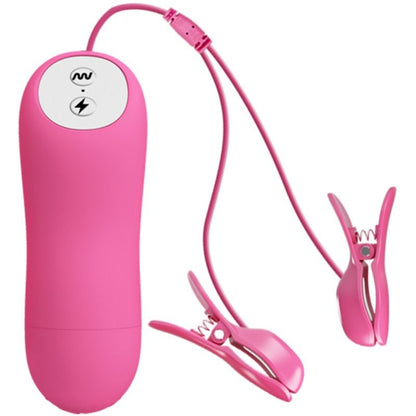 BAILE - ROMANTIC WAVE PIECES WITH VIBRATION AND FUCHSIA ELECTROSHOCK