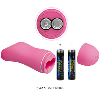 BAILE - ROMANTIC WAVE PIECES WITH VIBRATION AND FUCHSIA ELECTROSHOCK