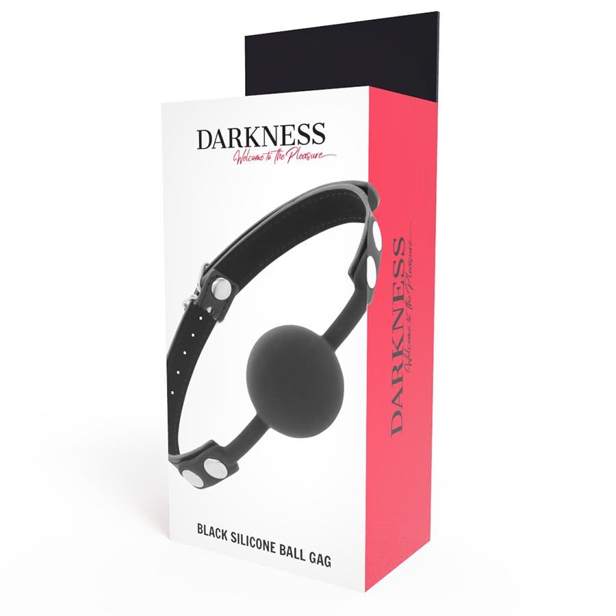 DARKNESS - GAG MADE OF BLACK SILICONE