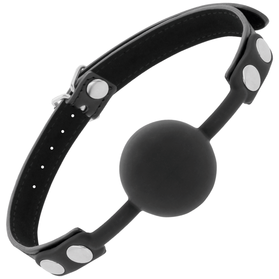 DARKNESS - GAG MADE OF BLACK SILICONE