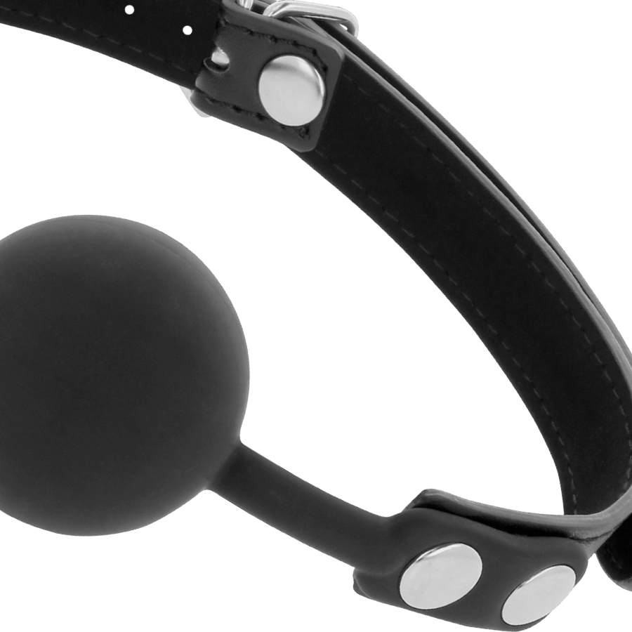 DARKNESS - GAG MADE OF BLACK SILICONE
