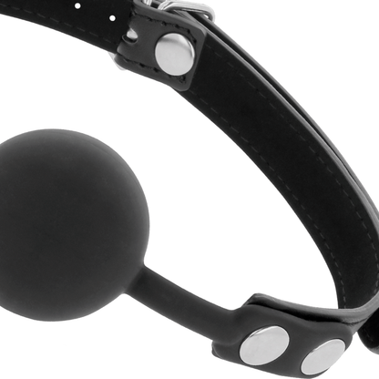 DARKNESS - GAG MADE OF BLACK SILICONE