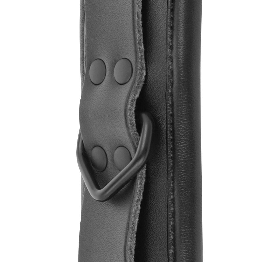 DARKNESS - ADJUSTABLE BLACK LEATHER CUFFS