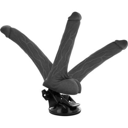 BASECOCK - ARTICULATED VIBRATOR WITH REMOTE CONTROL BLACK 18.5 CM -O- 4 CM