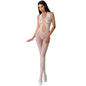 PASSION - WOMAN BS065 WHITE BODYSTOCKING, ONE SIZE