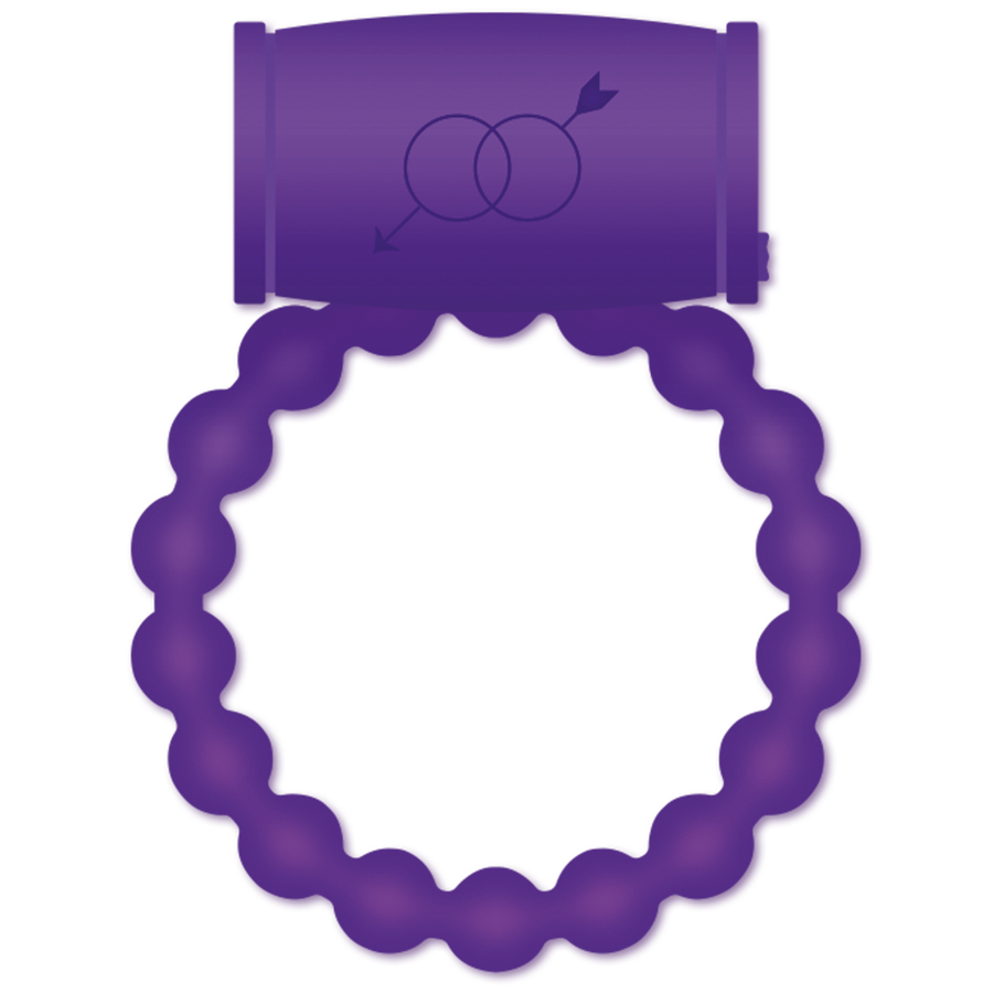 CASUAL LOVE - 25 PAIR VIBRATOR RING PURPLE