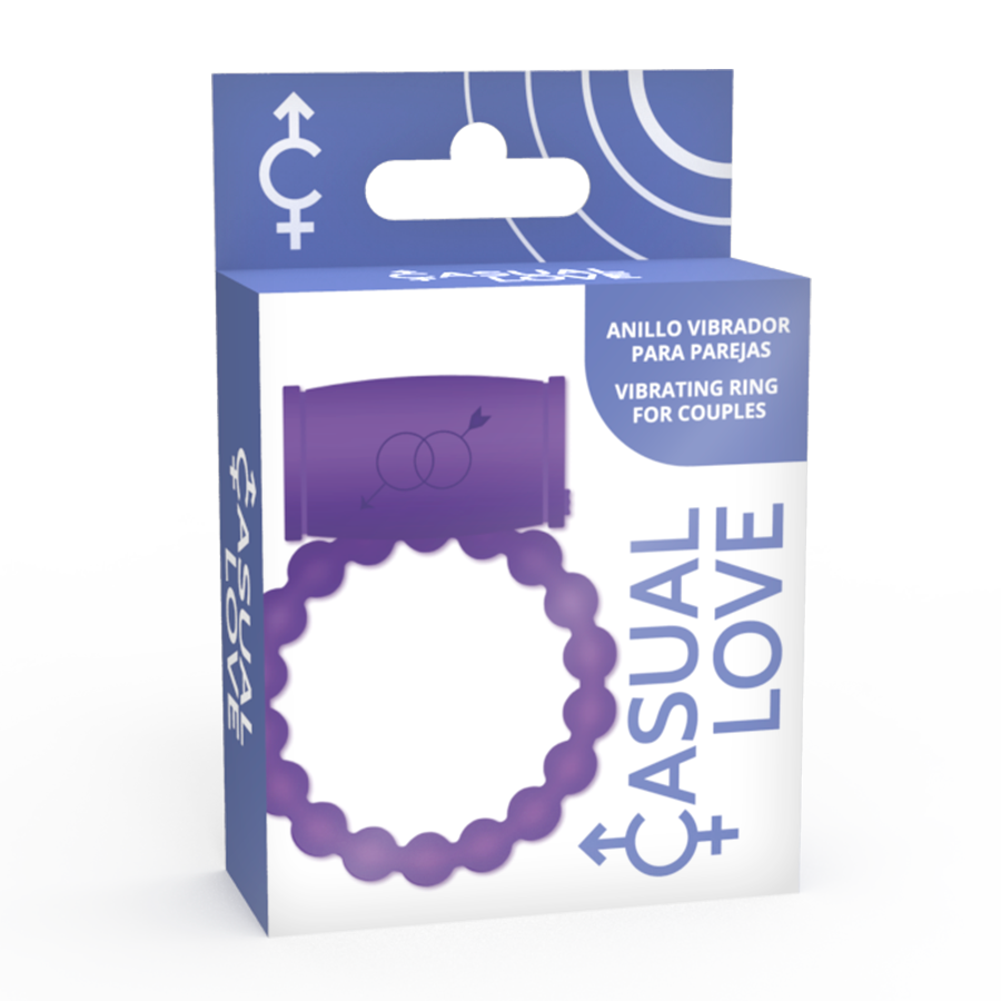 CASUAL LOVE - 25 PAIR VIBRATOR RING PURPLE