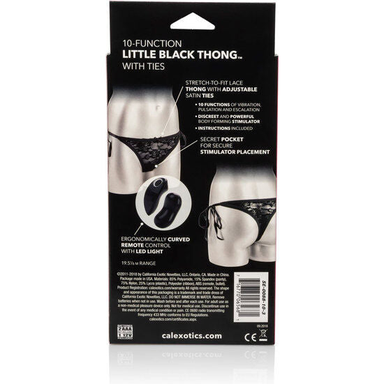 CALEXOTICS - 10-FUNCTION TANGA WITH STRAP