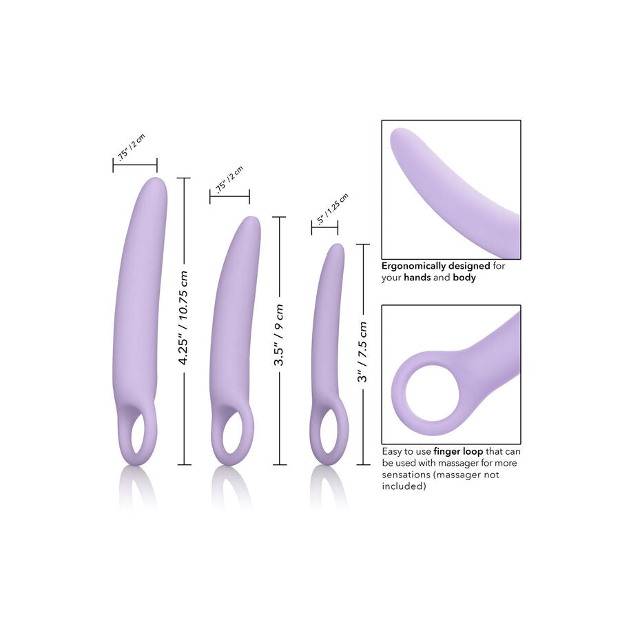 CALEXOTICS - DR. LAURA BERMAN ALENA SET WITH 3 SILICONE DILATORS