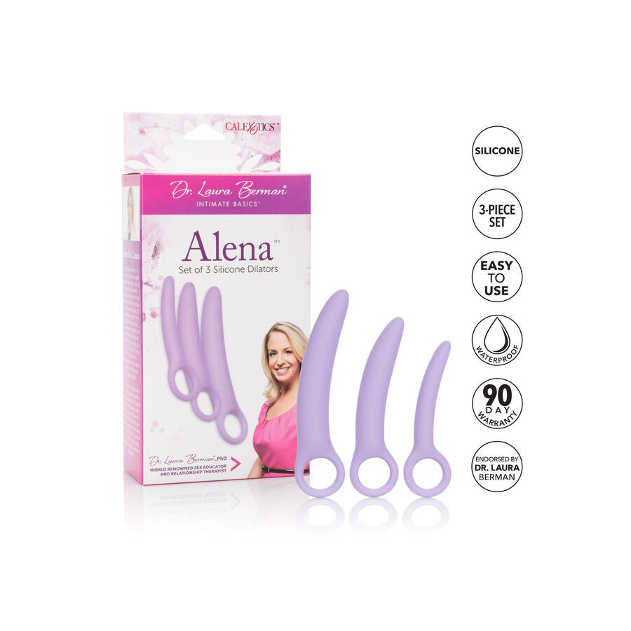 CALEXOTICS - DR. LAURA BERMAN ALENA SET WITH 3 SILICONE DILATORS