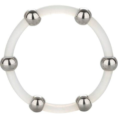 CALEXOTICS - STEEL BEAD SILICONE RING XL