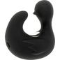 BLACK&SILVER - DUCKYMANIA RECHARGEABLE SILICONE STIMULATING DUCK CUDDLER