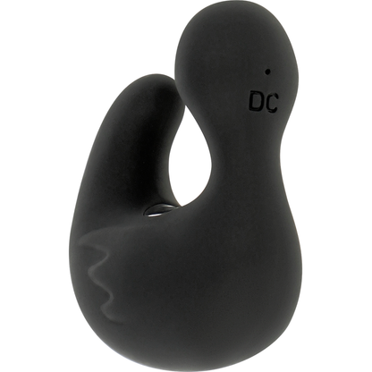 BLACK&SILVER - DUCKYMANIA RECHARGEABLE SILICONE STIMULATING DUCK CUDDLER