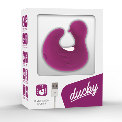 COVERME - DUCKYMANIA RECHARGEABLE SILICONE STIMULATING DUCK CLITORAL VIBRATOR