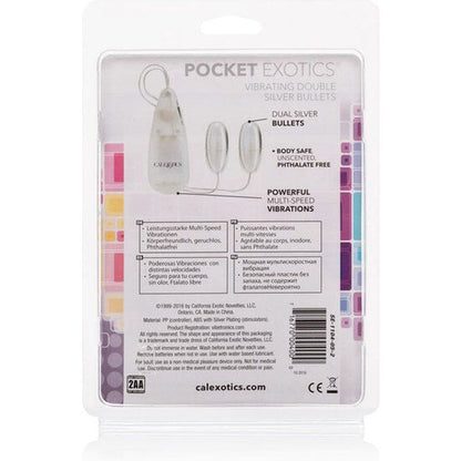 CALEXOTICS - VIBRATING BALLS SILVER DUO