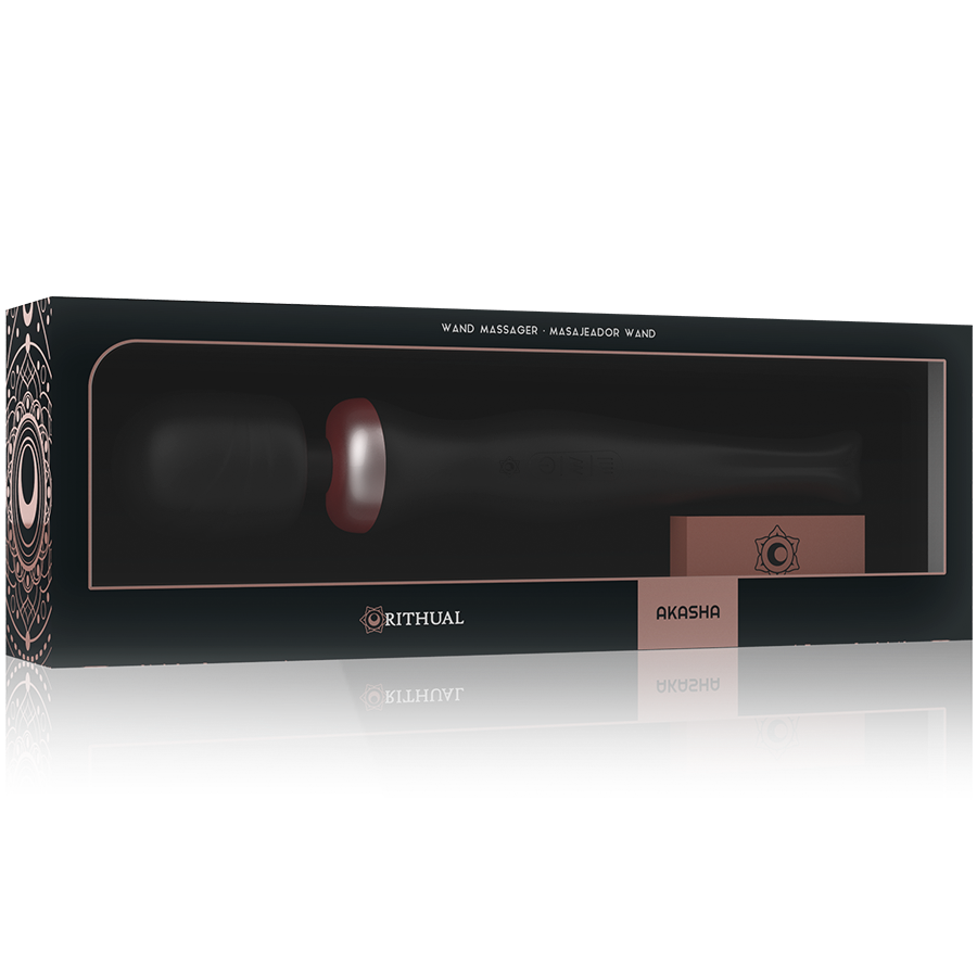 RITHUAL - POWERFUL RECHARGEABLE AKASHA - WAND 2.0 BLACK