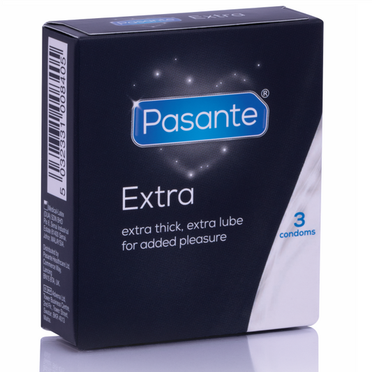 PASANTE - EXTRA-THICK CONDOM 3 UNITS