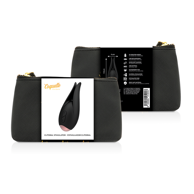 COQUETTE CHIC DESIRE - CLITORAL STIMULATOR BLACK / GOLD