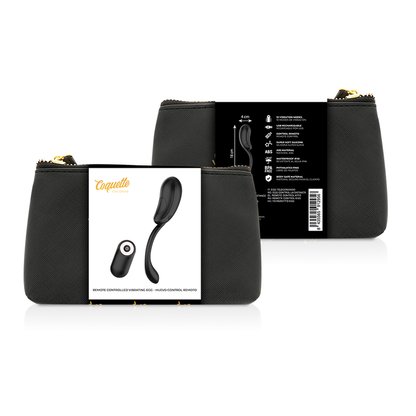 COQUETTE CHIC DESIRE - VIBRATING EGG REMOTE CONTROL RECHARGEABLE BLACK/GOLD