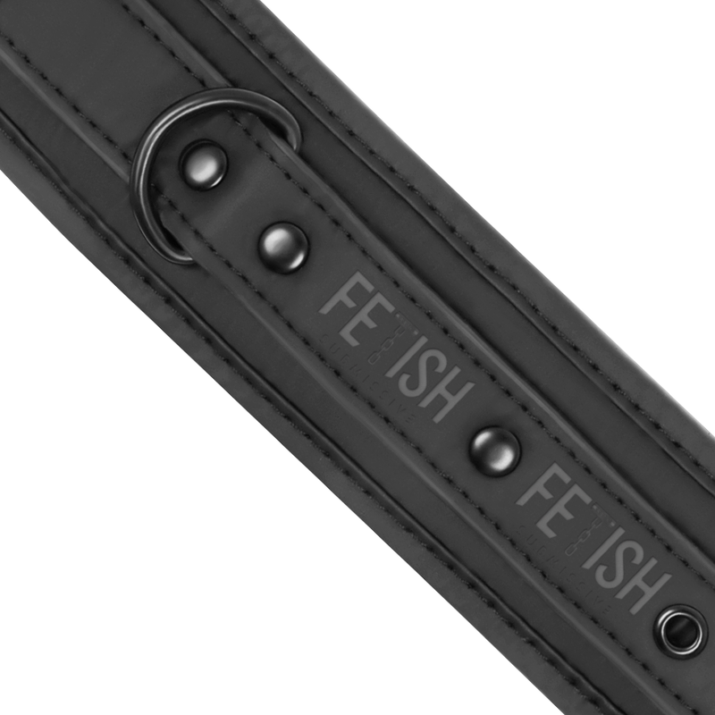 FETISH SUBMISSIVE - MASTER POSITION WITH 4 NEOPRENE-LINED HANDCUFFS
