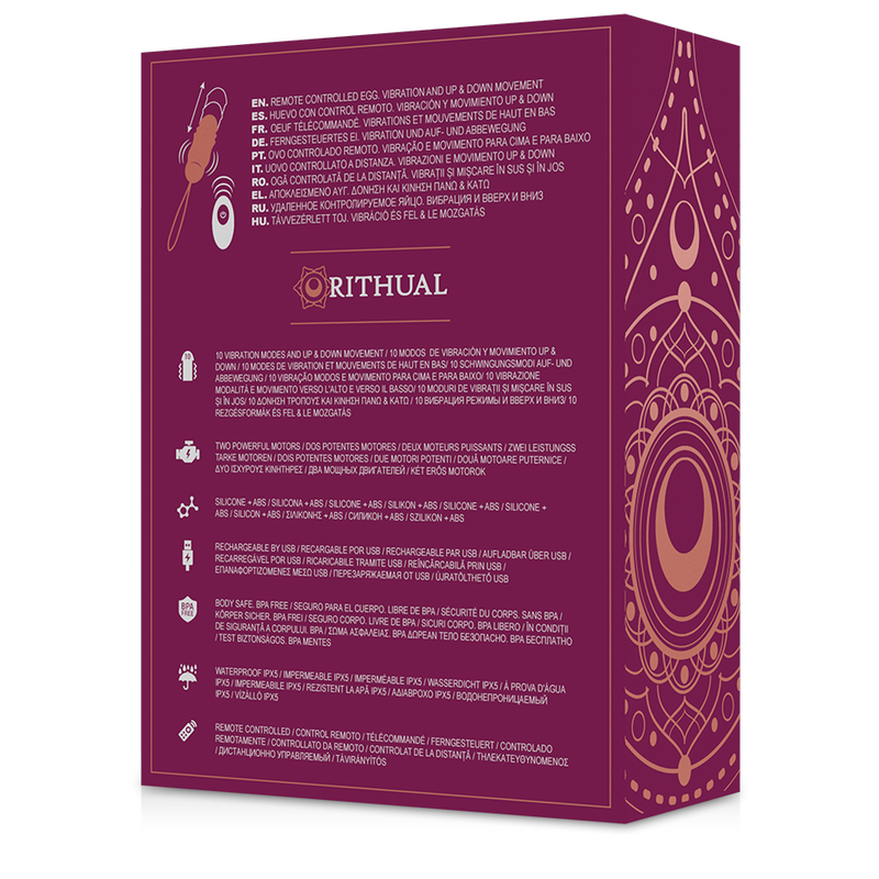 RITHUAL - REVA EGG REMOTE UP&DOWN SYSTEM + VIBRATION
