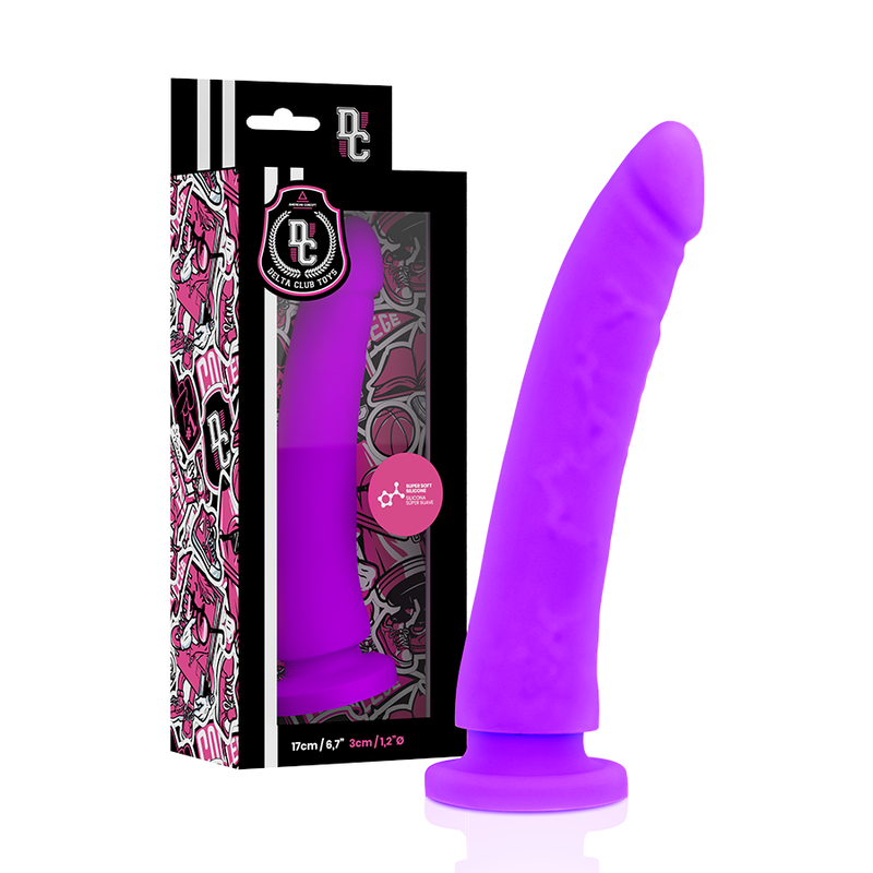 DELTA CLUB - TOYS HARNESS + DONG LILA SILICONE 17 CM -O- 3 CM