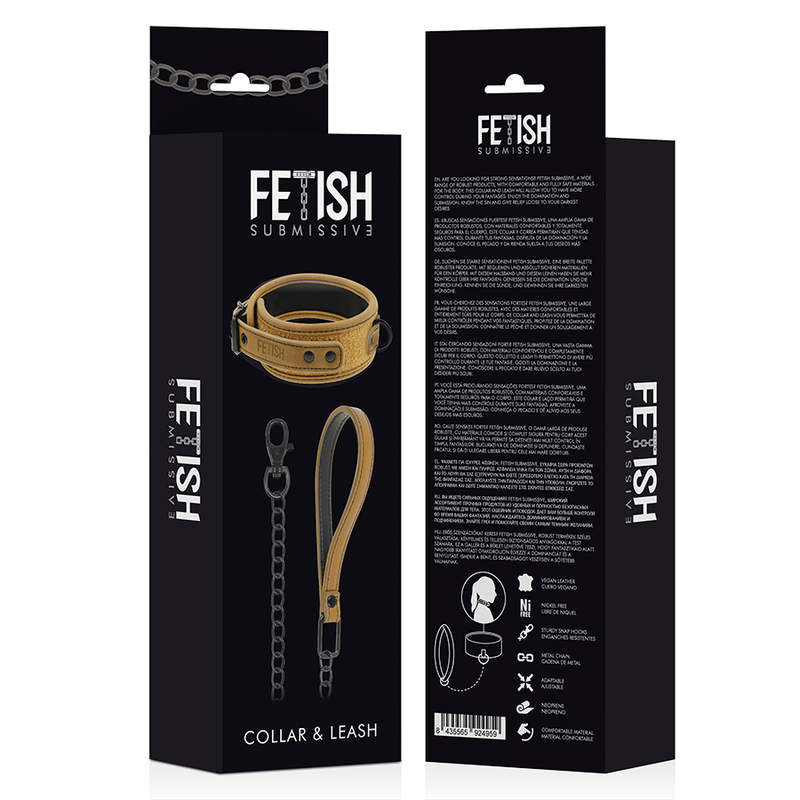 FETISH SUBMISSIVE ORIGIN - NEOPRENE LINED CHAIN