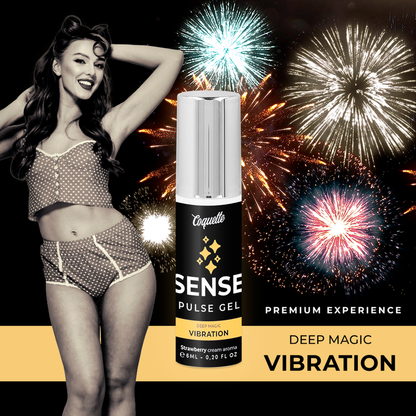 COQUETTE CHIC DESIRE - PULSE STRAWBERRY VIBRATIONS GEL PREMIUM LIQUID 6ML