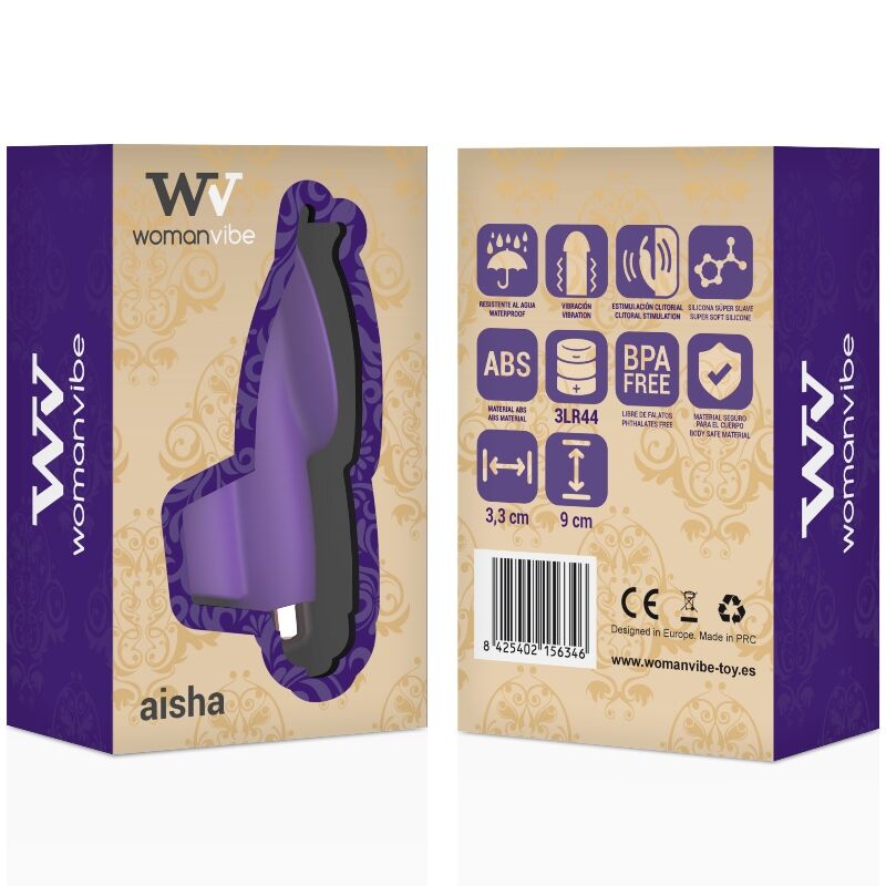 WOMANVIBE - MRS. AISHA SILICONE STIMULATOR FINGER