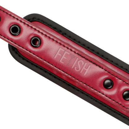 FETISH SUBMISSIVE DARK ROOM - CHAIN COLLAR WITH NEOPRENE LINING