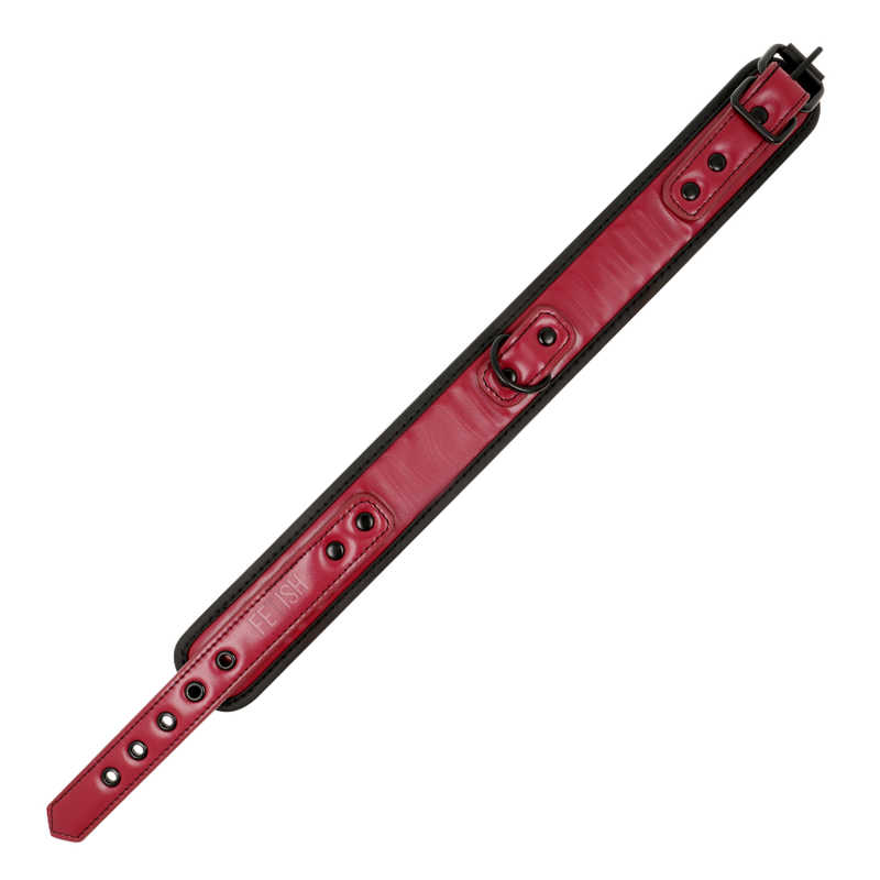 FETISH SUBMISSIVE DARK ROOM - CHAIN COLLAR WITH NEOPRENE LINING