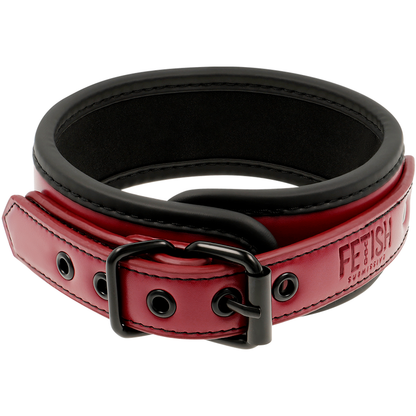 FETISH SUBMISSIVE DARK ROOM - CHAIN COLLAR WITH NEOPRENE LINING