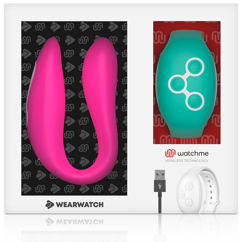 WEARWATCH - DUAL-TECHNOLOGY WATCH ME VIBRATOR FUCHSIA / SEAWATER