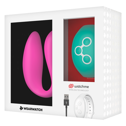 WEARWATCH - DUAL-TECHNOLOGY WATCH ME VIBRATOR FUCHSIA / SEAWATER