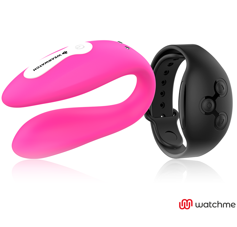 WEARWATCH - WATCHME DUAL TECHNOLOGY VIBRATOR FUCHSIA/JET BLACK