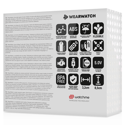 WEARWATCH - WATCHME DUAL TECHNOLOGY VIBRATOR FUCHSIA/JET BLACK