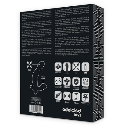 ADDICTED TOYS - ANAL STIMULATOR PROSTATE REALISTIC P-SPOT VIBE MADE OF SILICONE